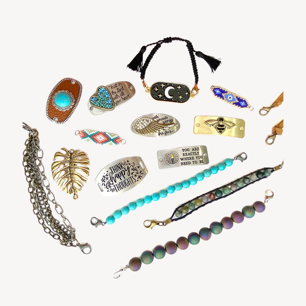 Blue moon beads woven jewelry discount
